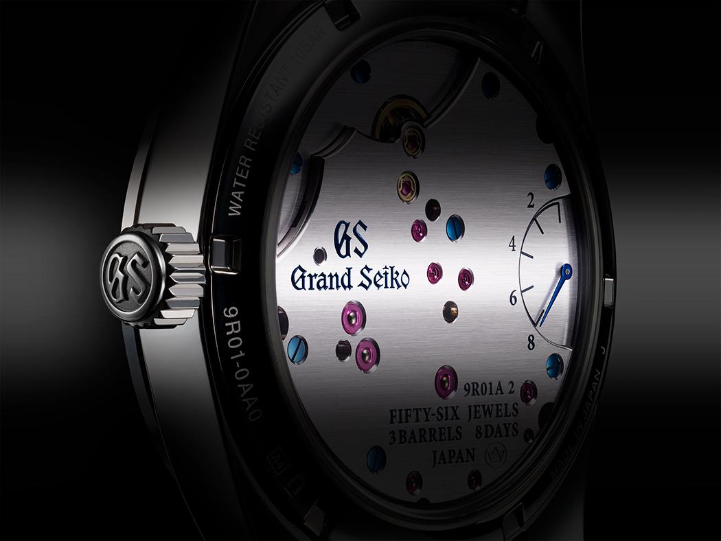 Grand Seiko 9R01 Spring Drive 8 Days手上鍊機芯採用三個發條盒，提供長達8天的動力儲存，是Spring Drive機芯的巔峰之作。(Grand Seiko提供，以下同)