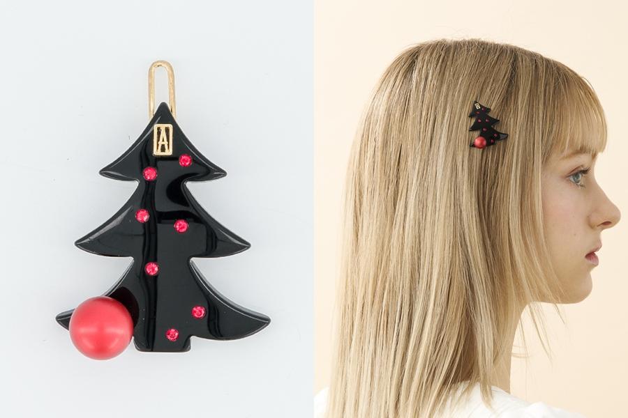 Alexandre de Paris耶誕樹豆扣夾，3,300元。