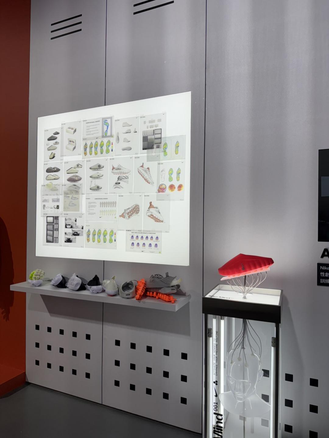 以神經科學為基礎的NIKE MIND系列。（記者余崇慧攝）