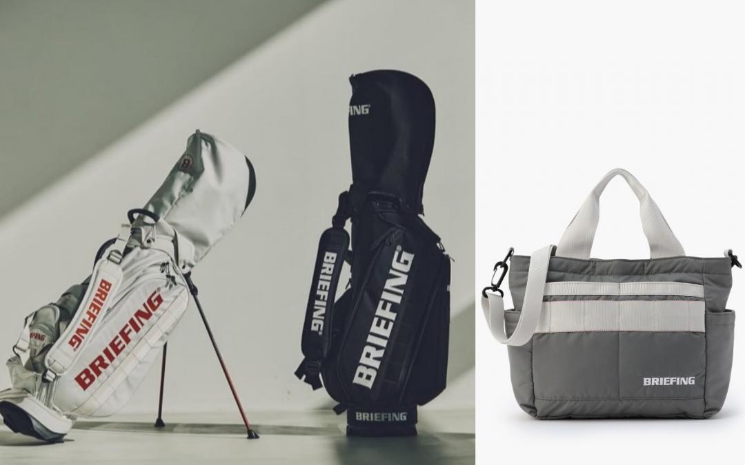 （左起）GOLF高爾夫球系列—PRO系列高爾夫球袋（NT$29,800）、CS系列托特包（NT$4,580）。