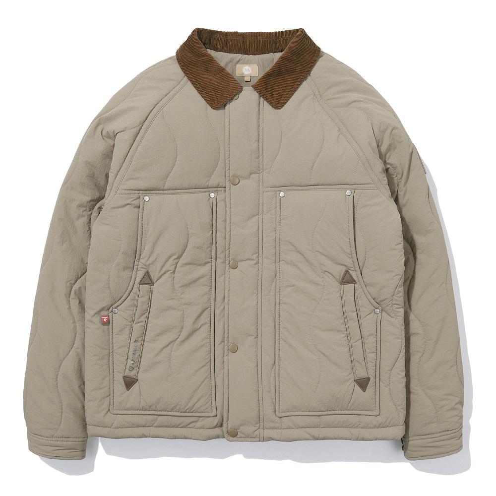 男裝Corduroy Collar Padded Jacket化纖外套，售價NT$5,980元。