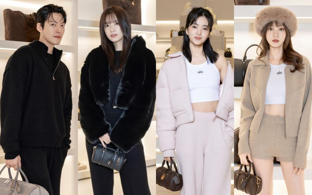 alo活動邀來大咖巨星，包含（左起）金宇彬、韓孝周、金泰梨與李聖經。