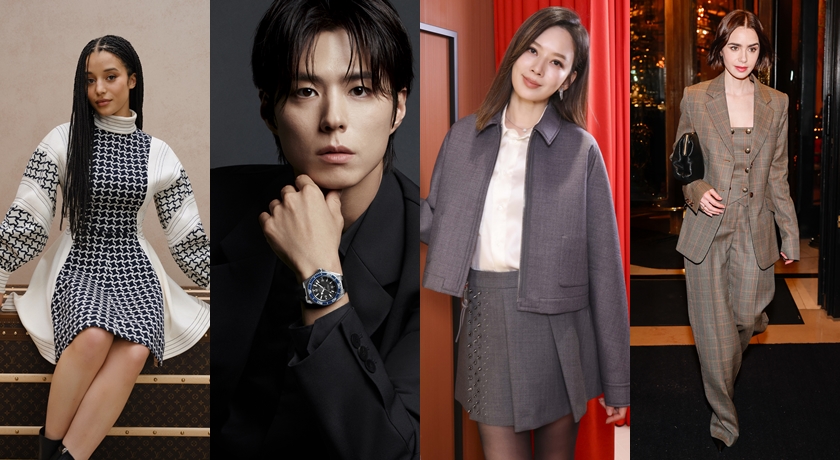 時尚名人一週間》辣帥女神！宋慧喬鏤空洋裝配男生頭、莉莉柯林斯性感西裝出街