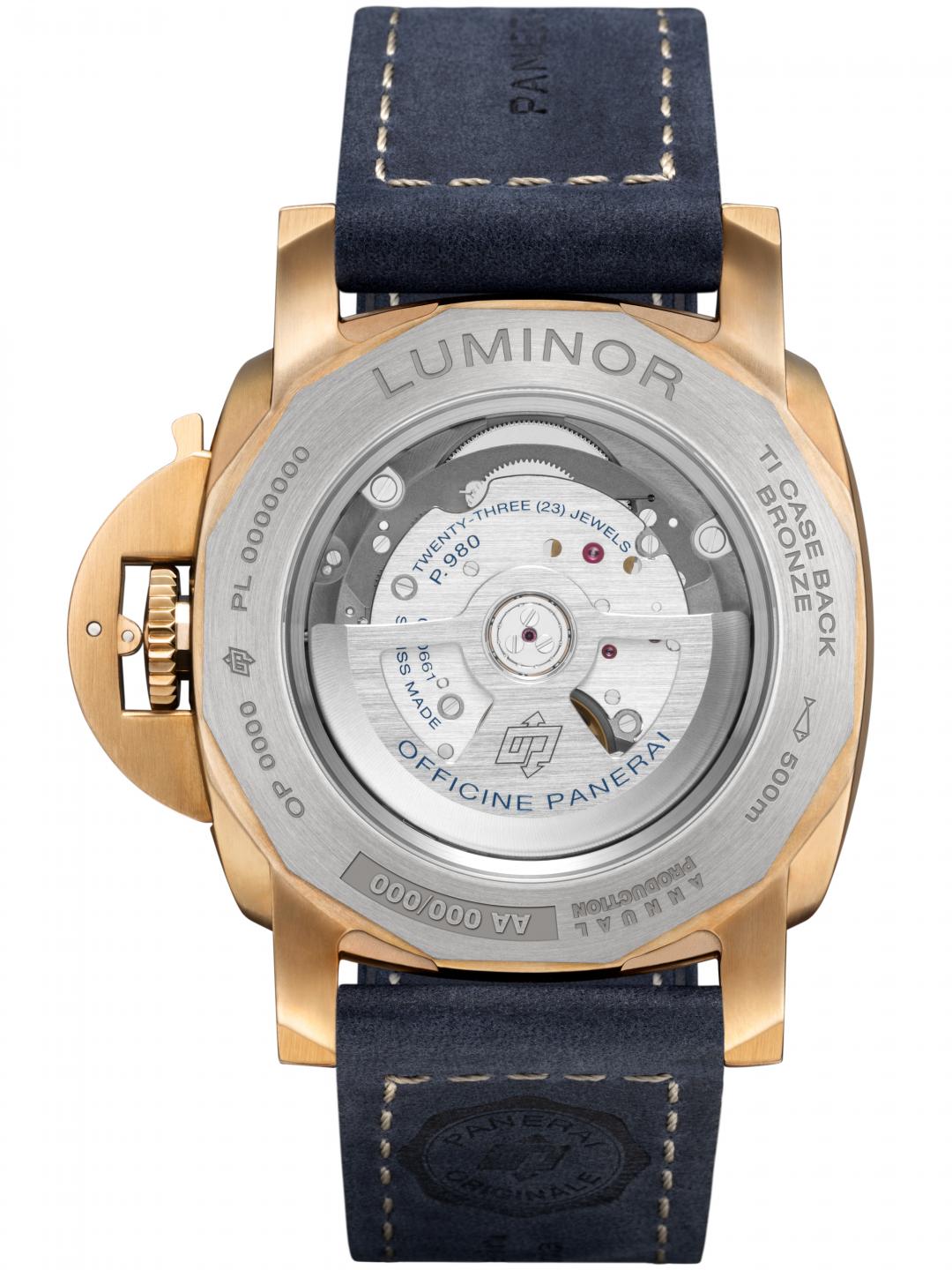 P.980機芯具備72小時動力儲存。