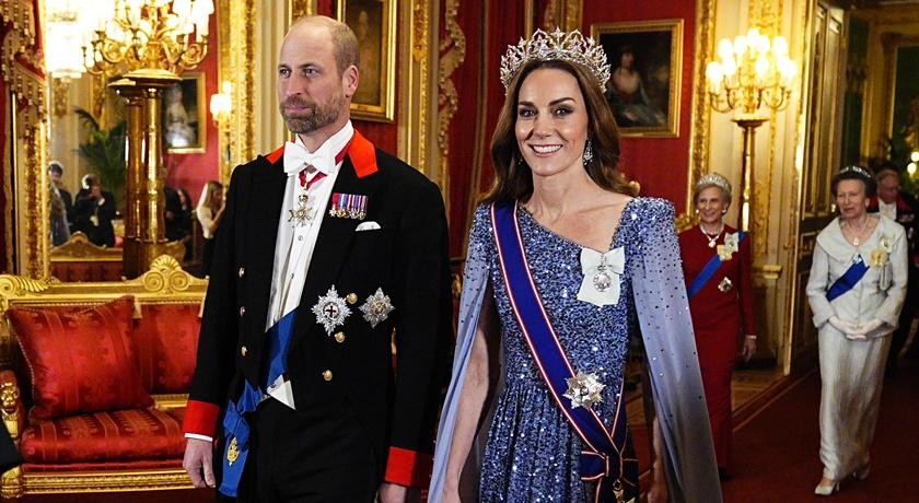 威廉王子和凱特王妃是英國王室核心成員。(法新社)