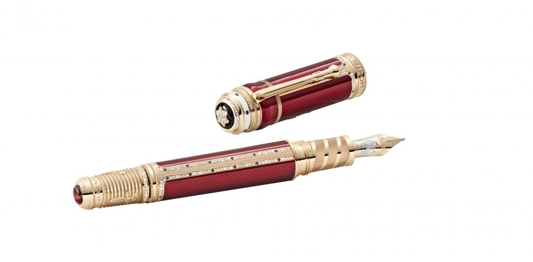 著名人物系列皇後樂團限量版8鋼筆，7,528,000元。