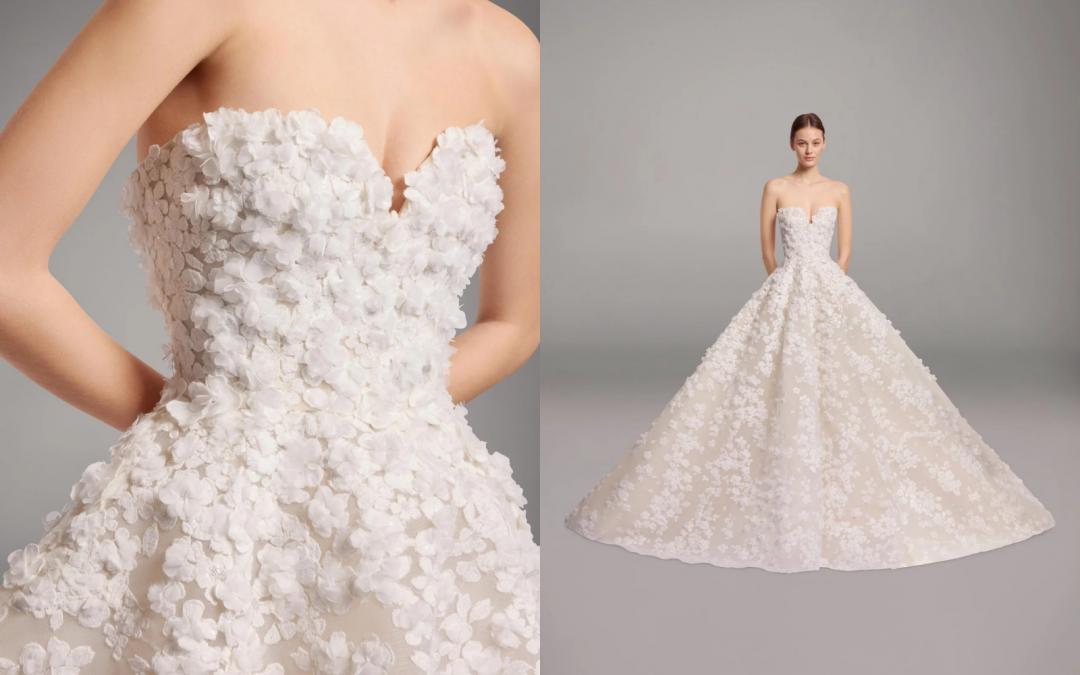 ELLIE SAAB的婚紗有「仙女服」美稱，自然流露夢幻感。