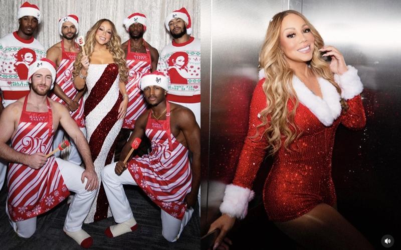 瑪麗亞凱莉演唱的耶誕神曲〈All I Want for Christmas Is You〉，拿下《告示牌》排行榜累計100週的冠軍。（翻攝自instagram）