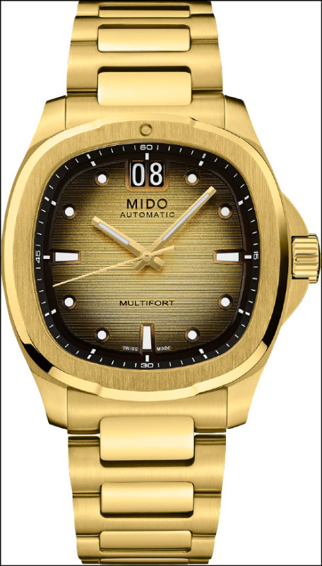 Multifort TV Big Date的漸層錶盤突顯精緻視覺感。