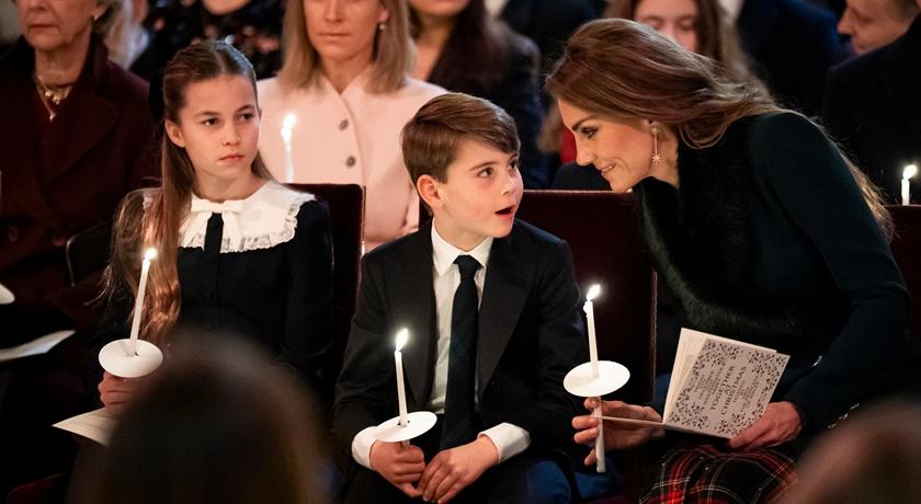 凱特王妃每次帶著孩子亮相都是話題。(美聯社)