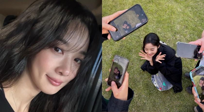 李清娥激短熱褲秀出超模大長腿