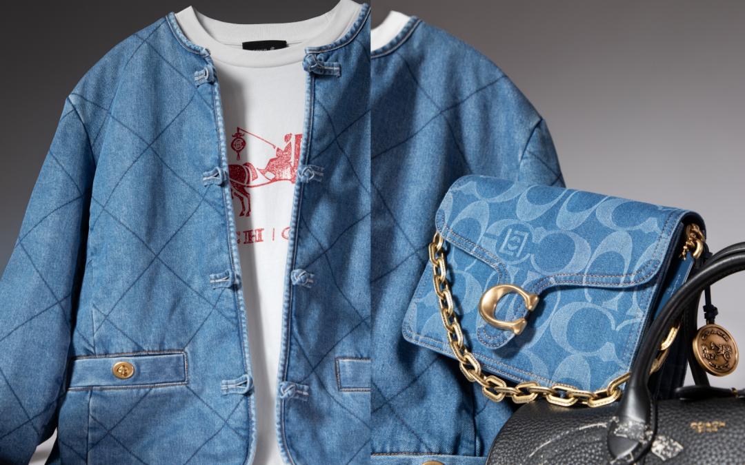 丹寧面料的外套上加入盤釦細節，讓傳統變潮流、當代變得復古。丹寧外套，售價NT$16,700元。