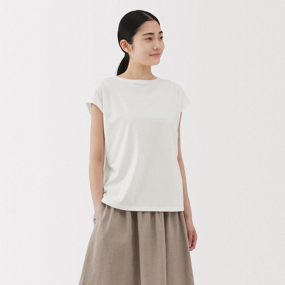 女裝天竺法式袖T恤，199元。