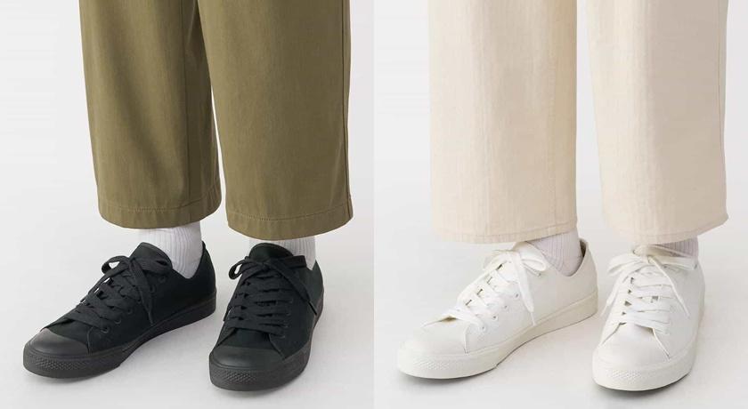 撥水加工舒適休閒鞋，各890元。