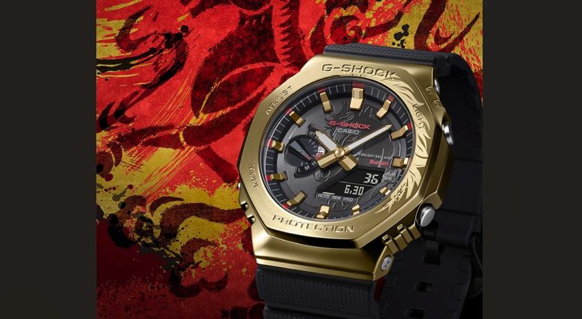 G-SHOCK超人氣八角錶殼2100黑金配色好帥！錶圈底蓋藏細節 9千有找 