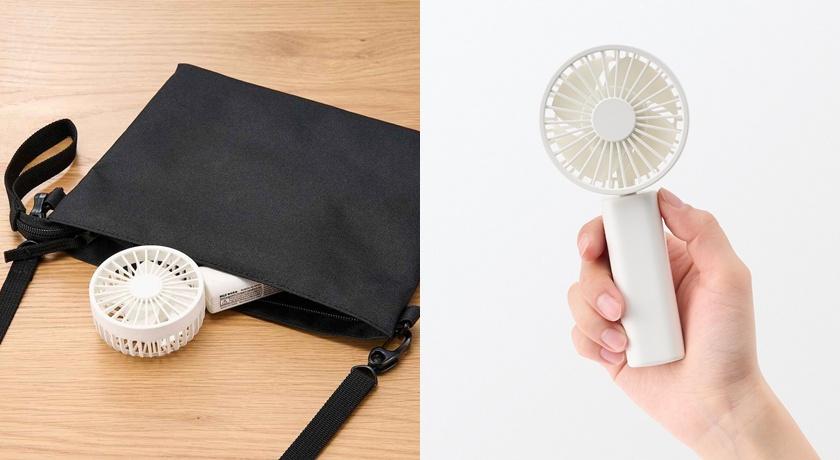 充電式輕巧型隨身風扇，349元。
