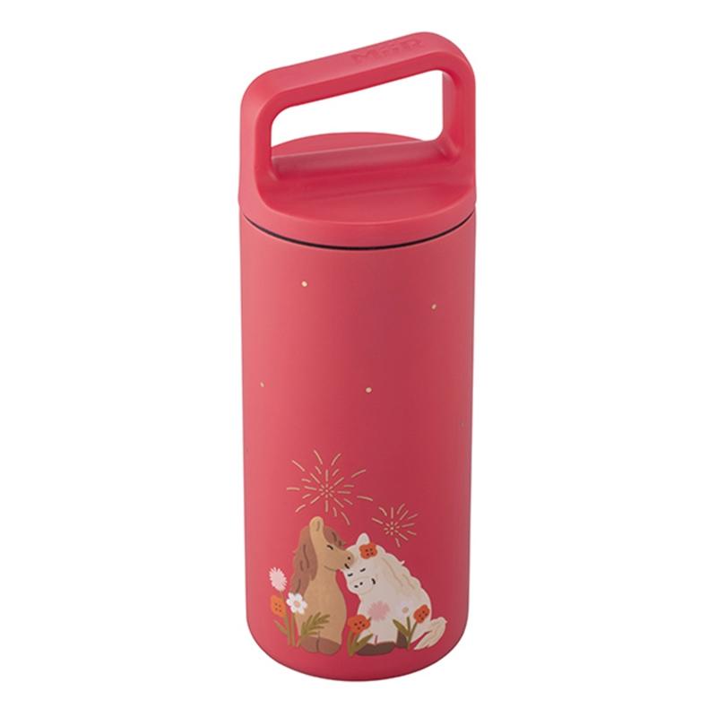 馬年幸福不鏽鋼水瓶，355毫升，1,400元。（Starbucks提供）