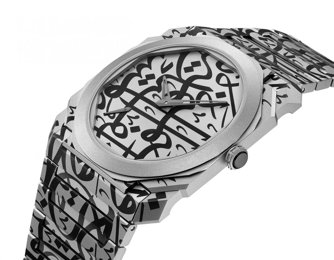 BVLGARI Mattar Bin Lahej x Octo Finissimo限量腕錶，搭載BVL138自製自動上鍊機芯，全球限量70只，價格店洽。