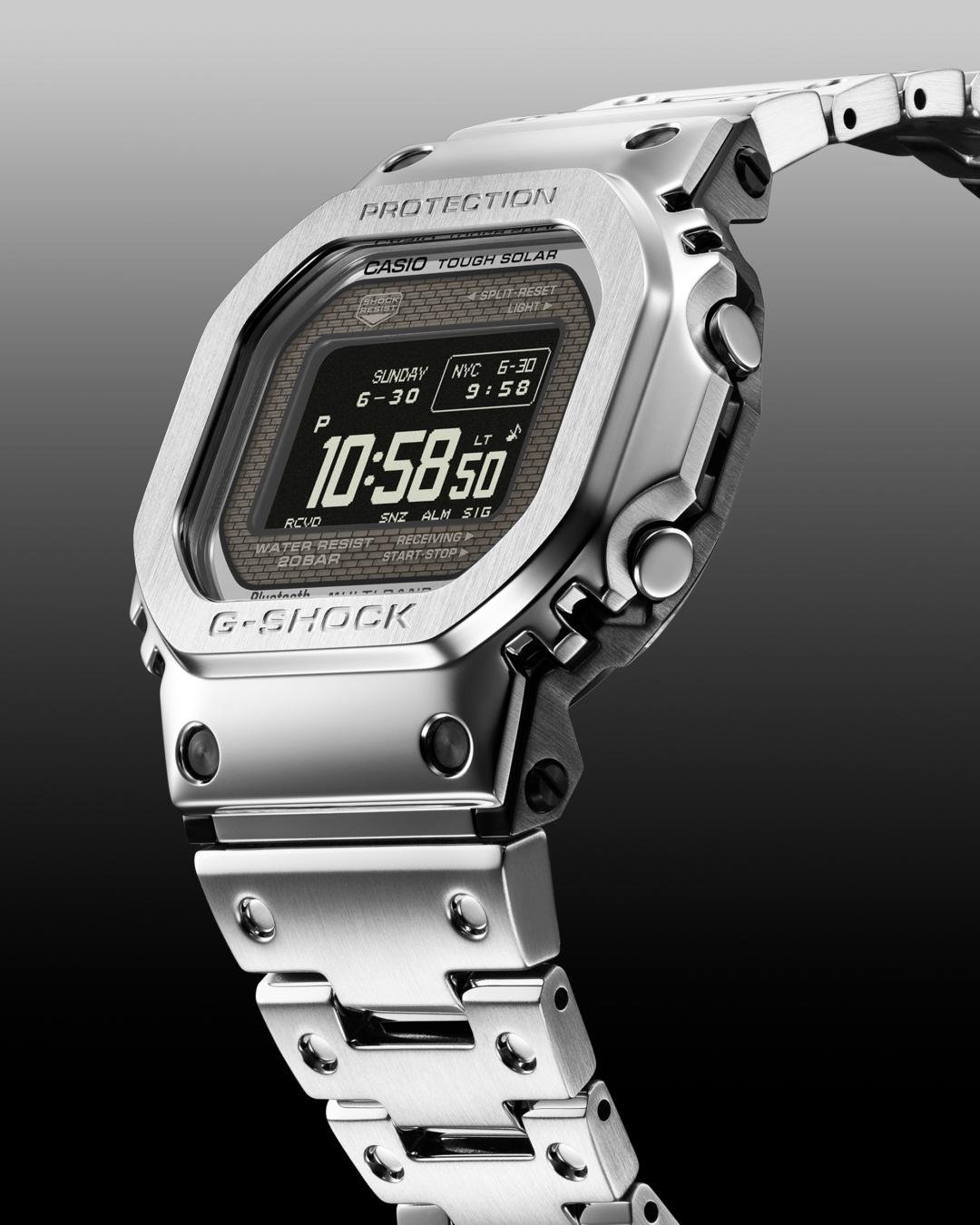 G-SHOCK Full Metal全金屬系列導入AI人工智慧，推出全新GMW-BZ5000系列。(G-SHOCK題供，以下同)
