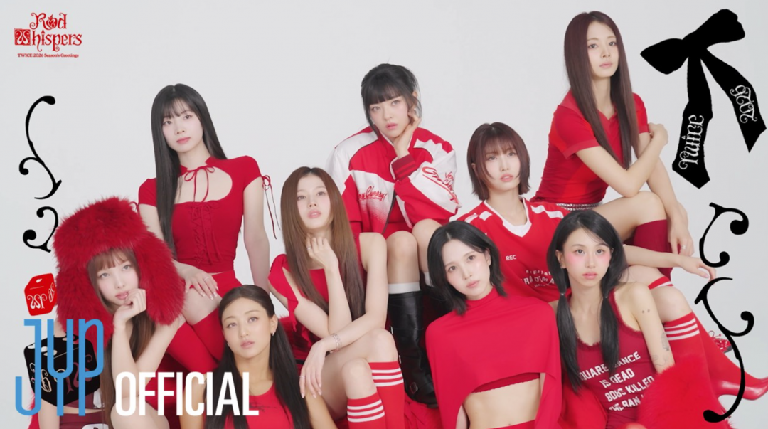 TWICE推出2026年曆。(翻攝自X)