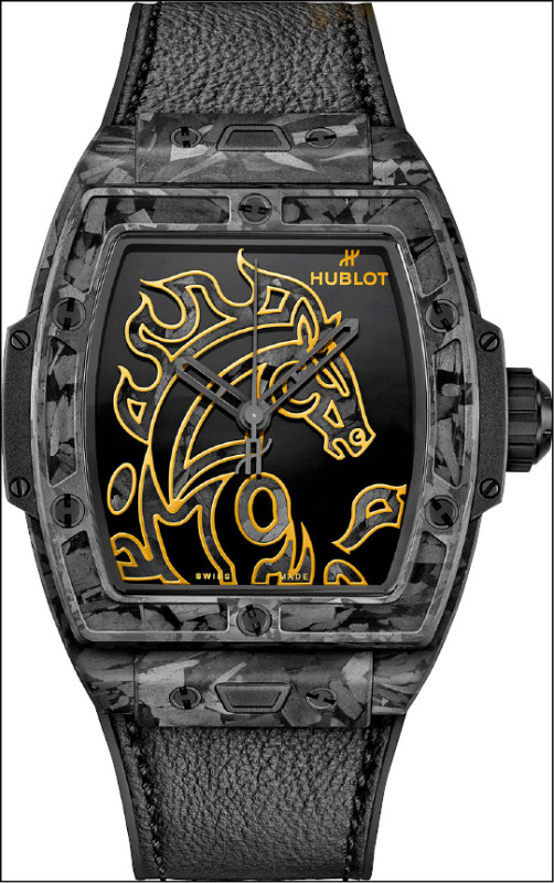 Hublot Spirit of Big Bang馬年限量腕錶，為新春時計市場注入收藏價值與話題性，全球限量88只，每只1,177,000元。
