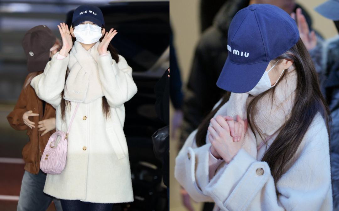 張員瑛的機場時尚就是代言品牌絕佳曝光機會，搭機前後直接化身「行動廣告」。