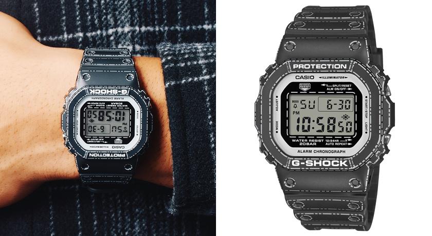 G-SHOCK以摺紙藝術為靈感，推出全新DW-5600RGM-1錶款，4,000元。(G-SHOCK提供)