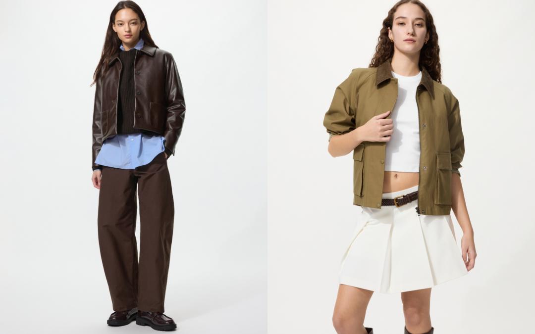 （左起）中性設計女裝男女適穿繭型褲新色#39（NT$1,290）、女裝百褶褲裙（NT$790）。