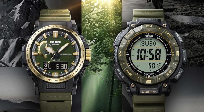 CASIO最強悍PRO TREK綠金配色帥翻！環保材質搭三重感應器 萬元有找