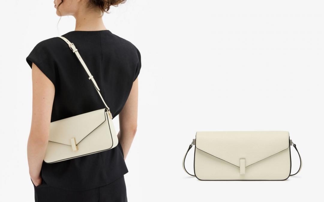 Iside Shoulder Bag以更貼合身形的比例與精緻尺寸，成為都會女性日常包款首選。