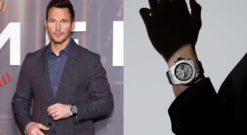 克里斯普瑞特宣傳新片亮相！腕間那一只鈦金計時錶瞬間成紅毯話題