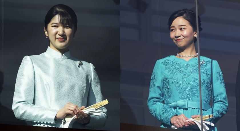 愛子公主(左)、佳子公主。(歐新社)
