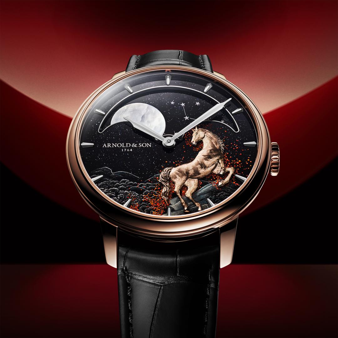 Perpetual Moon41.5 Red Gold《Year of the Horse》限量腕錶，2,450,000元，全球限量8只。（SHH提供）