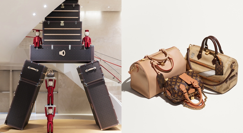 LV行李箱打造的巴黎鐵塔進駐台北101！Monogram 130週年全新系列正式登台