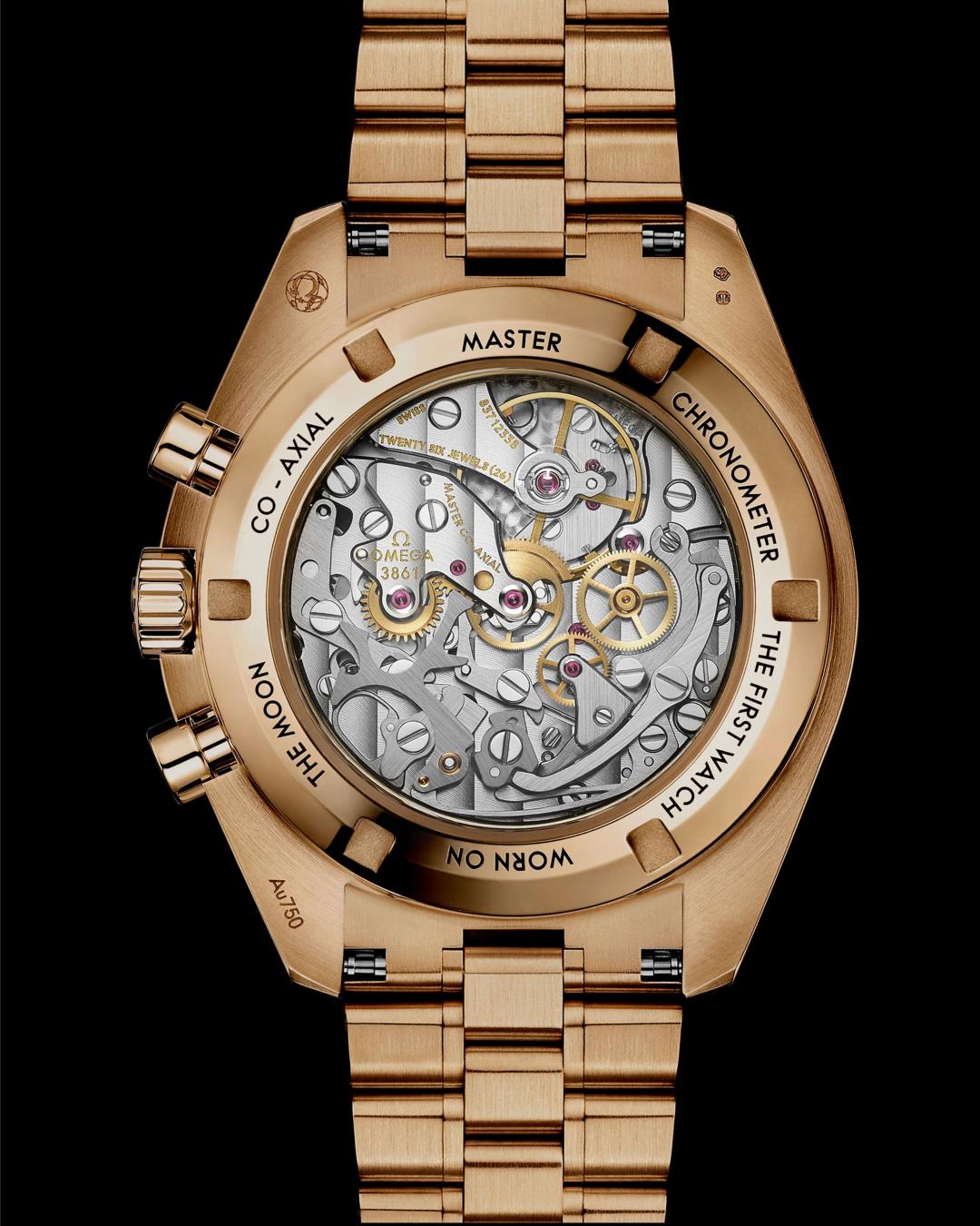 同軸擒縱大師天文台認證 3861機芯，在精準度、效能與抗磁性能方面都符合最高標準。