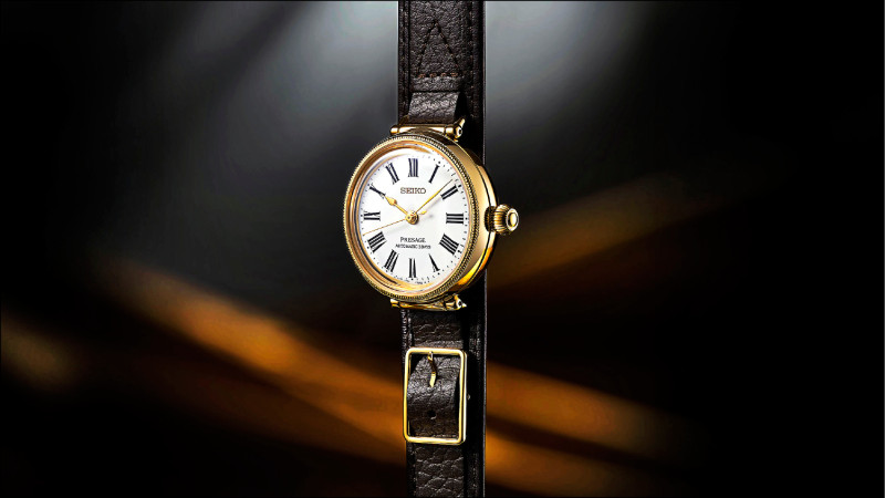 SEIKO Presage系列SPB538J1錶款的洋蔥式錶冠，獨具復古感，全球限量1,450只，每只57,500元。