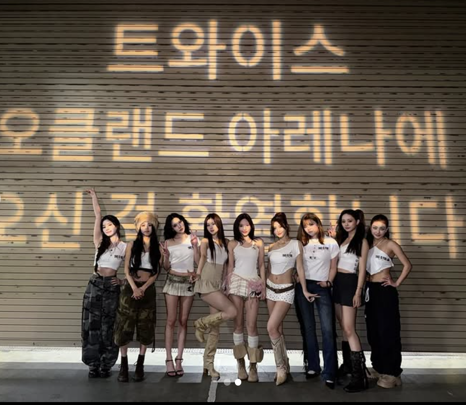 TWICE上週在奧克蘭開唱。