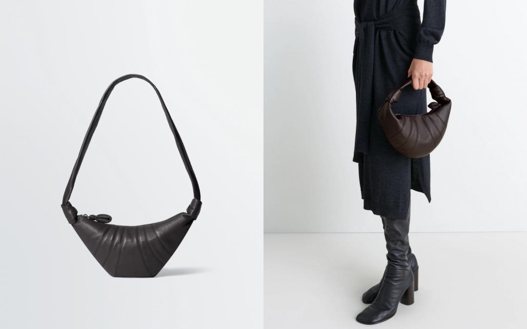 LEMAIRE的可頌牛角包（CROISSANT）推出許多顏色、材質與尺寸，價格介於NT$37,300～65,500元之間。