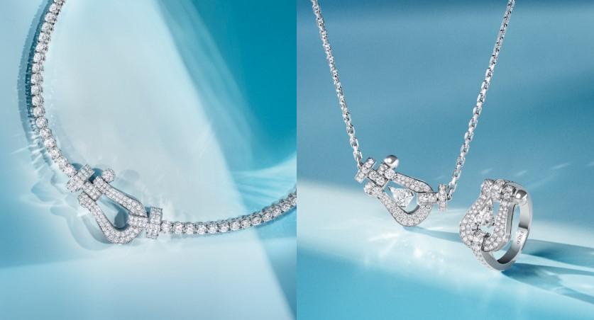 FRED全新珠寶致敬60年經典 Force 10推出大尺寸密鑲鑽石 華麗流蘇項鍊耳環搖曳生姿