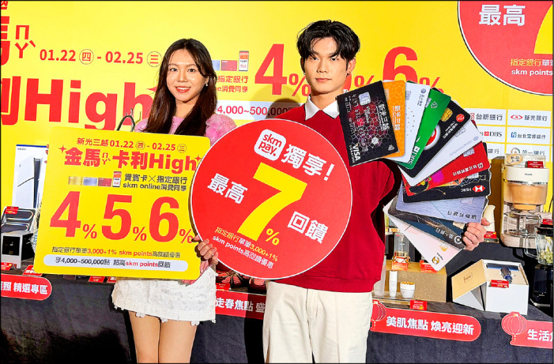 新光三越《金馬卡利High》活動將於1月22日至2月25日熱鬧登場。