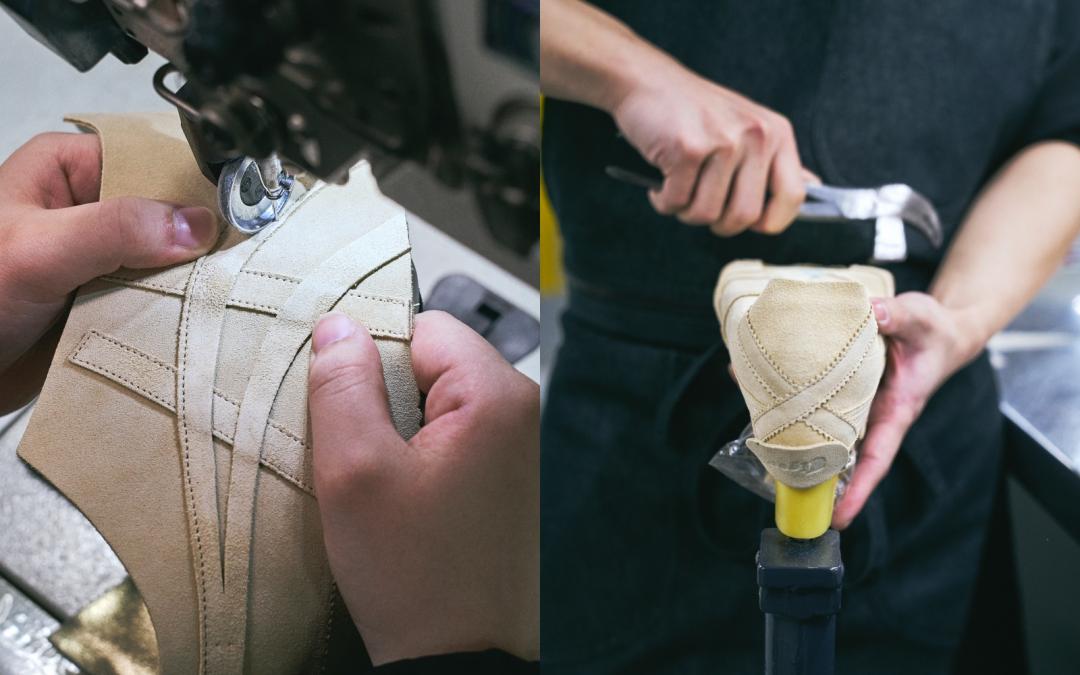 以「鳥取沙丘」為靈感，打造沙色系麂皮鞋款。