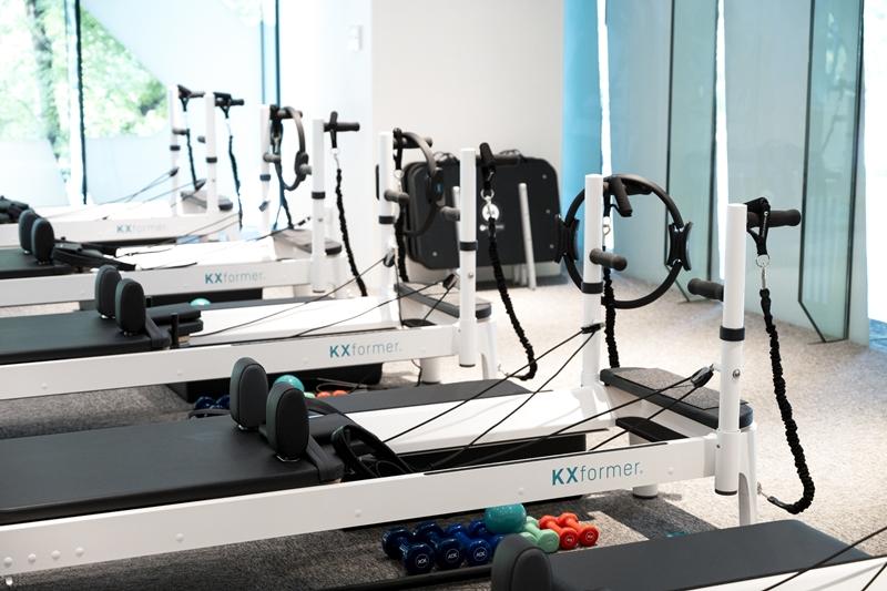 KX Pilates的獨家KXFormer核心床。（KX Pilates提供）