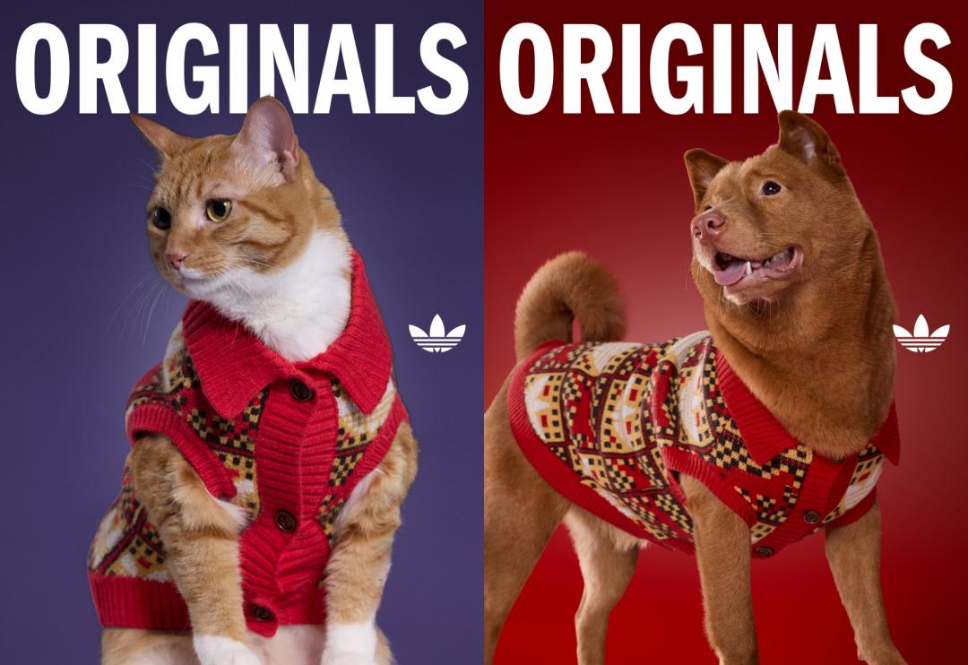 千元入手毛小孩潮衣！adidas Originals寵物系列 「盤釦」勾勒春節應景新中式風格