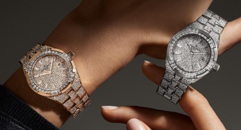 江詩丹頓Overseas全鑽款極致閃耀 圓形長梯形鑽石交錯放大光彩 快拆錶帶三種風格隨心變換