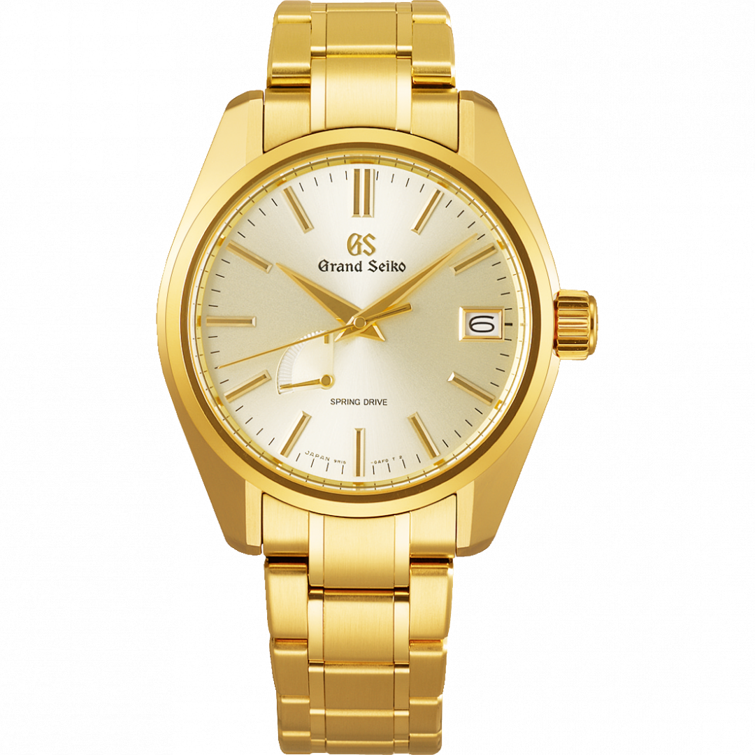 Grand Seiko Heritage Collection SBGA362錶款，40毫米18K黃金錶殼、鍊帶，價格店洽。(Grand Seiko提供，以下同)