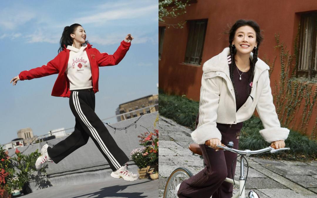 adidas新年限定系列女裝單品聚焦白、紅與咖啡色系等。