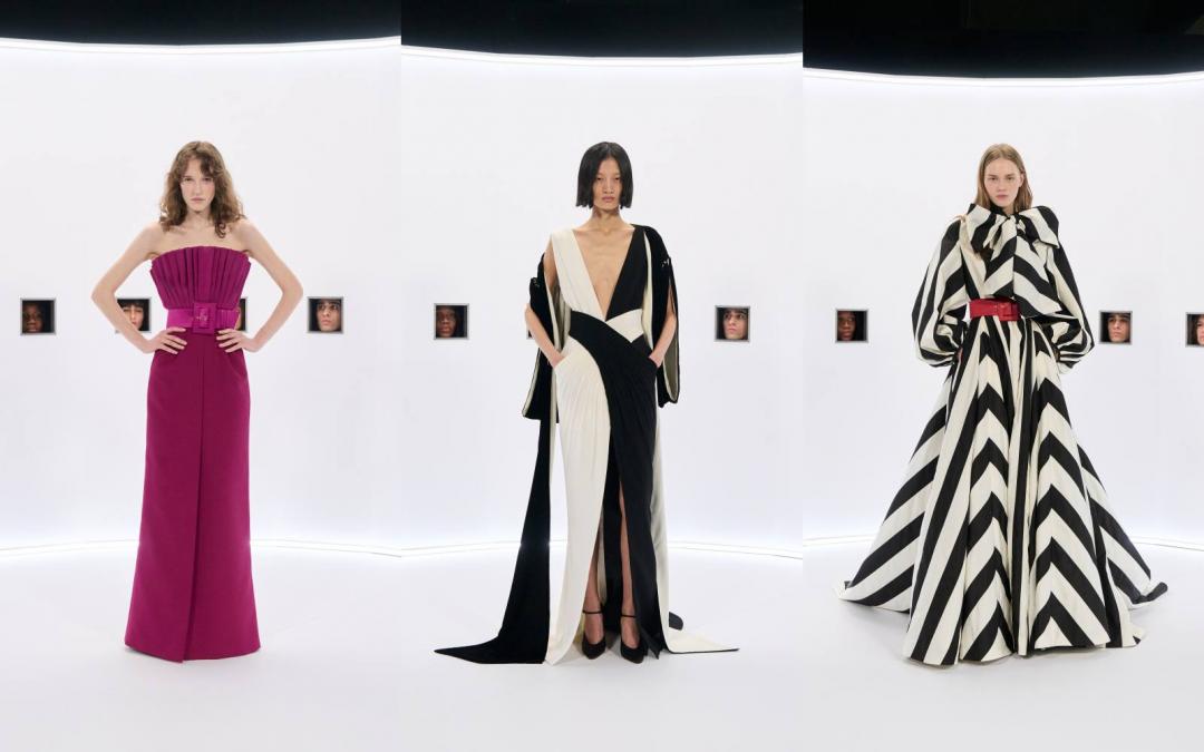 觀秀嘉賓從小窗觀看秀場造型，讓每套設計如同電影影格一般。