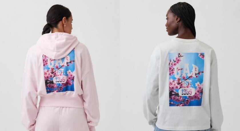 GAP日本限定「SAKURA櫻花系列」首度登台。