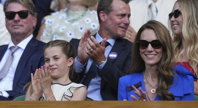 夏綠蒂公主和凱特王妃一樣有運動細胞。(路透)