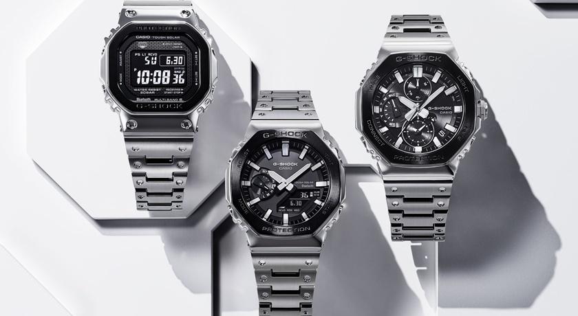 G-SHOCK全金屬Full Metal推三新作！銀黑配色鏡面拋光 收藏盒錶手錶更強悍